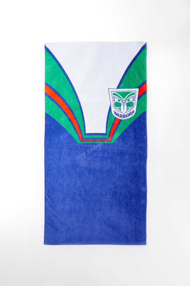 New Zealand Warriors Nrl Retro Towel Beach Towel