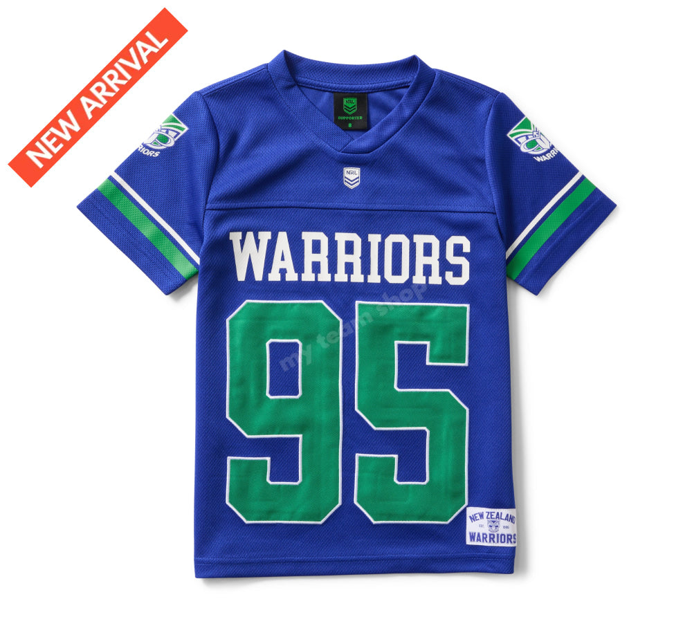 NEW ZEALAND WARRIORS NRL YOUTH GRIDIRON MESH JERSEY NRL Gridiron Jersey
