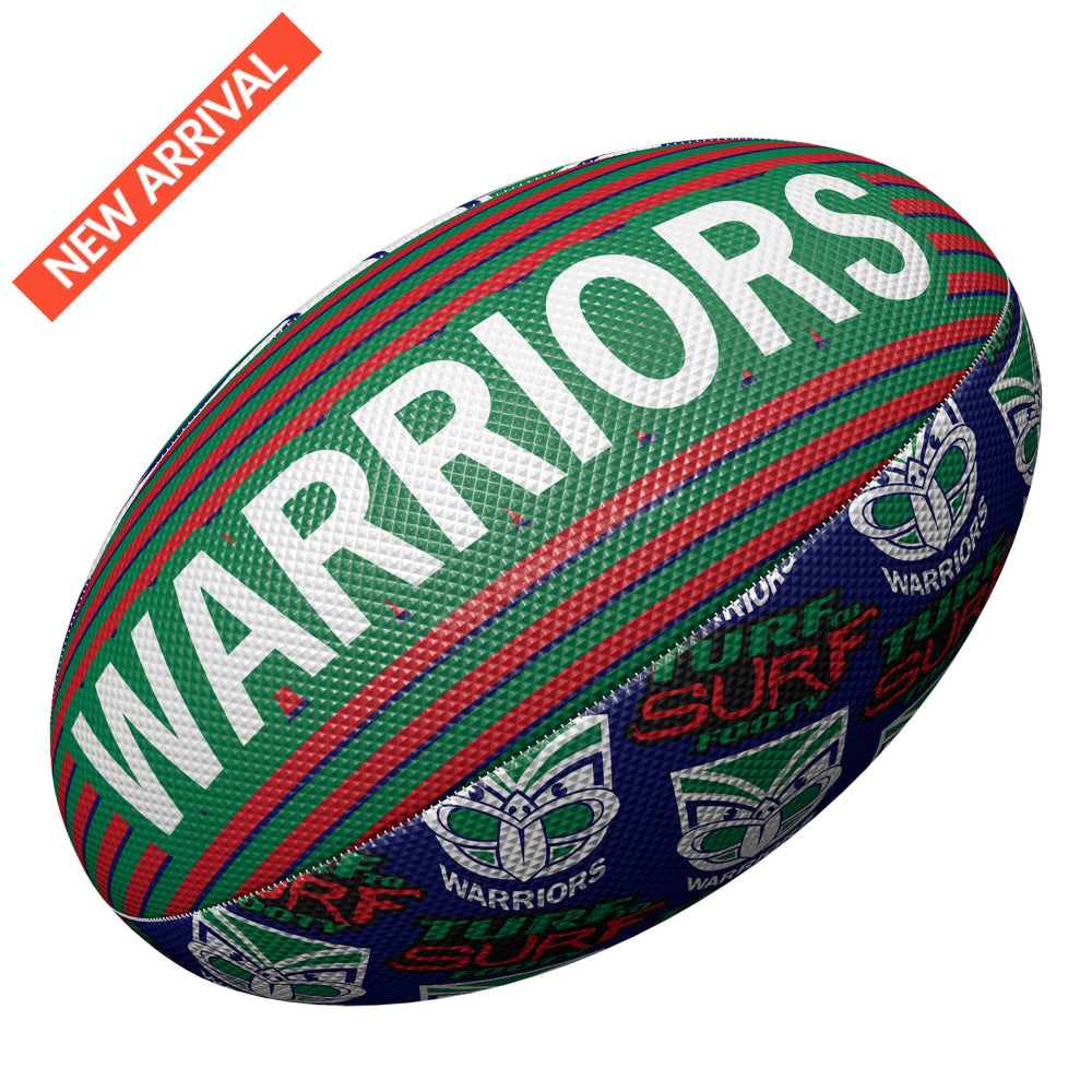 NEW ZEALAND WARRIORS ’TURF TO SURF’ NRL BEACH FOOTY NRL Football