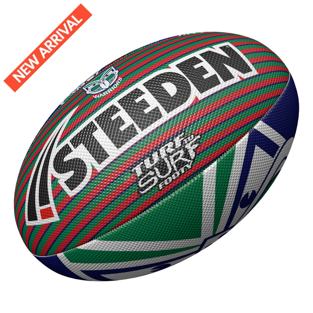 NEW ZEALAND WARRIORS ’TURF TO SURF’ NRL BEACH FOOTY NRL Football