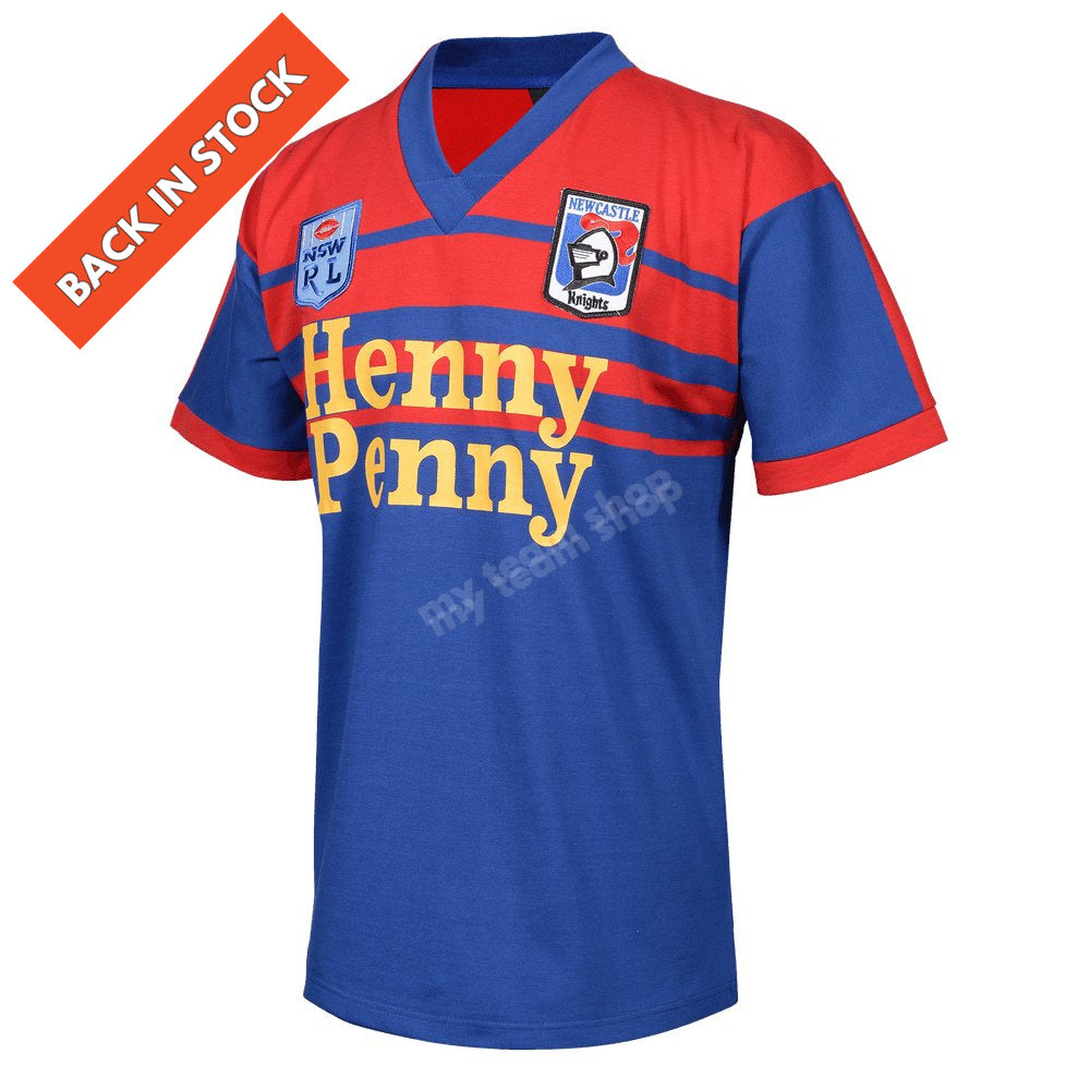 Newcastle Knights 1988 "Henny Penny" NRL Retro Jersey 