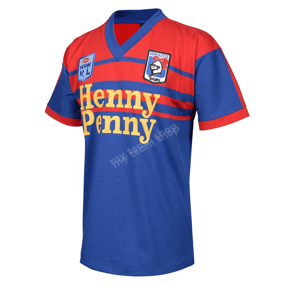 Newcastle Knights 1988 "Henny Penny" NRL Retro Jersey 