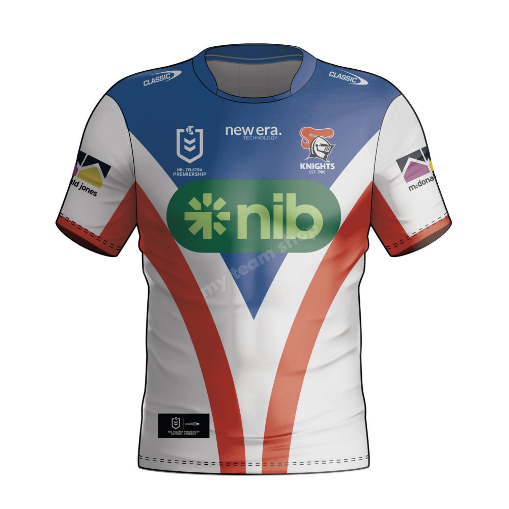 Newcastle Knights 2024 NRL Away Jersey Replica Jersey