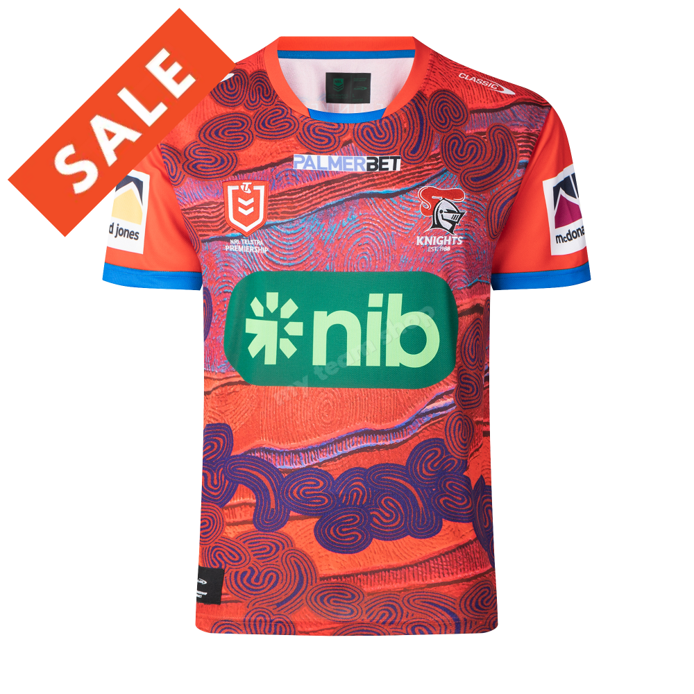 Newcastle Knights 2024 Nrl Indigenous Jersey Replica Jersey