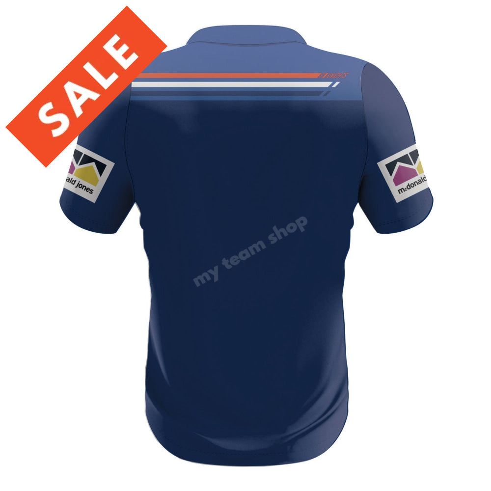 Newcastle Knights 2024 NRL Mens Media Polo Media Polo