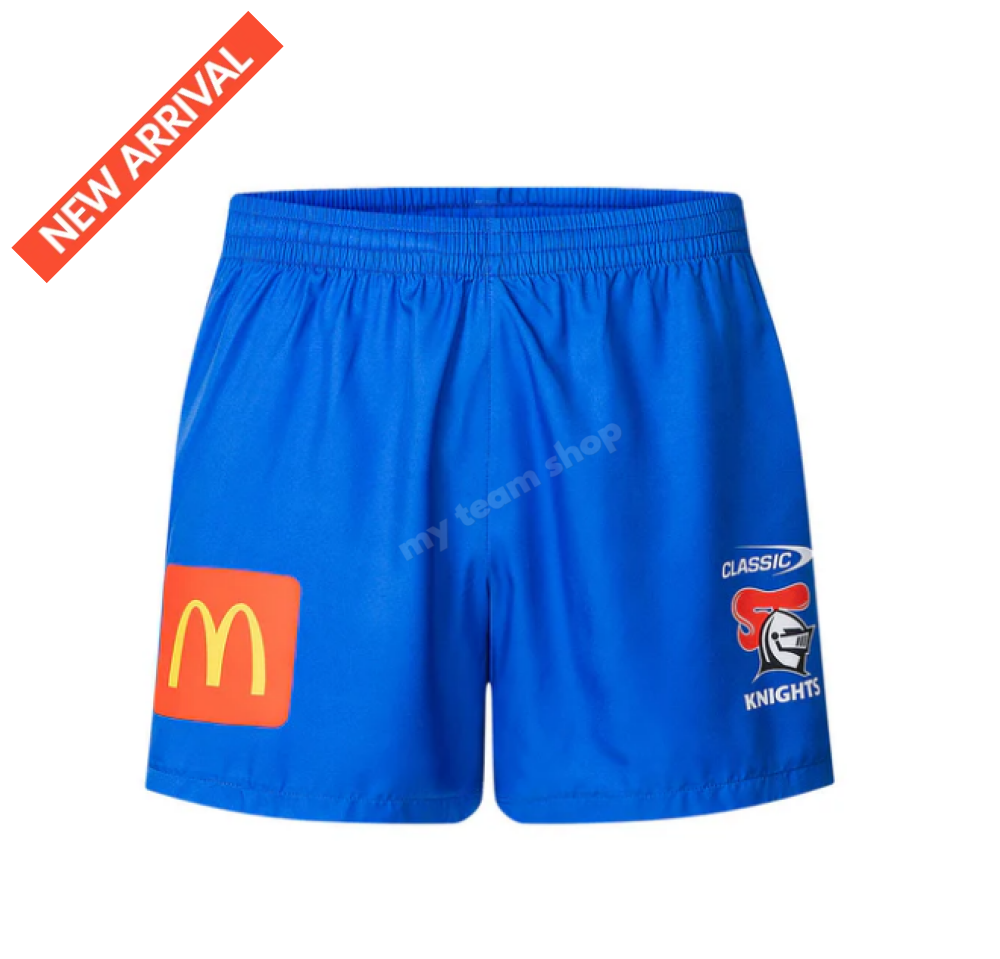 Newcastle Knights 2025 Nrl Gym Shorts Shorts