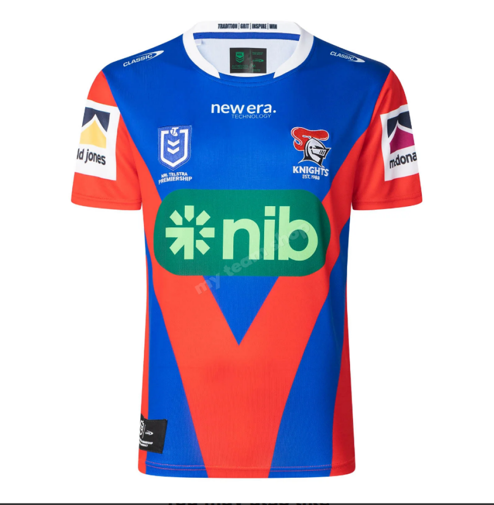 Newcastle Knights 2025 Nrl Home Jersey Replica Jersey