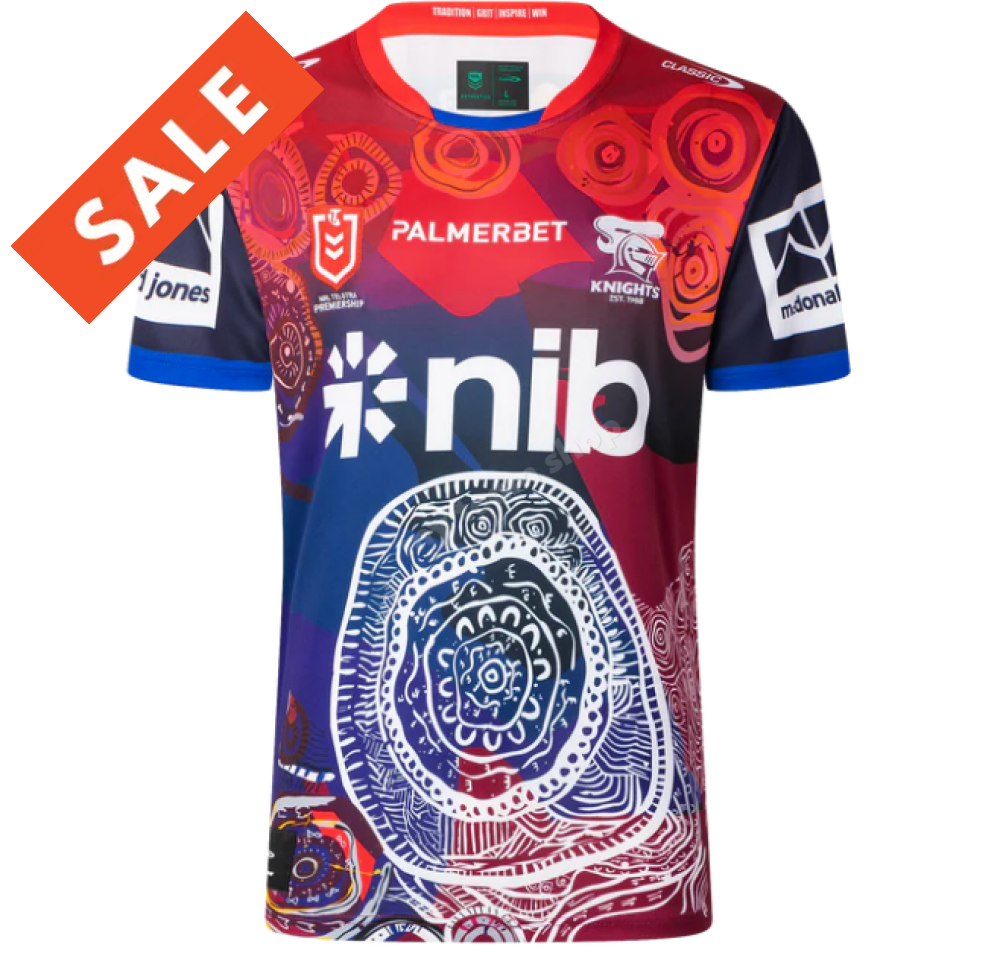 NEWCASTLE KNIGHTS 2025 NRL INDIGENOUS JERSEY NRL Replica Jersey