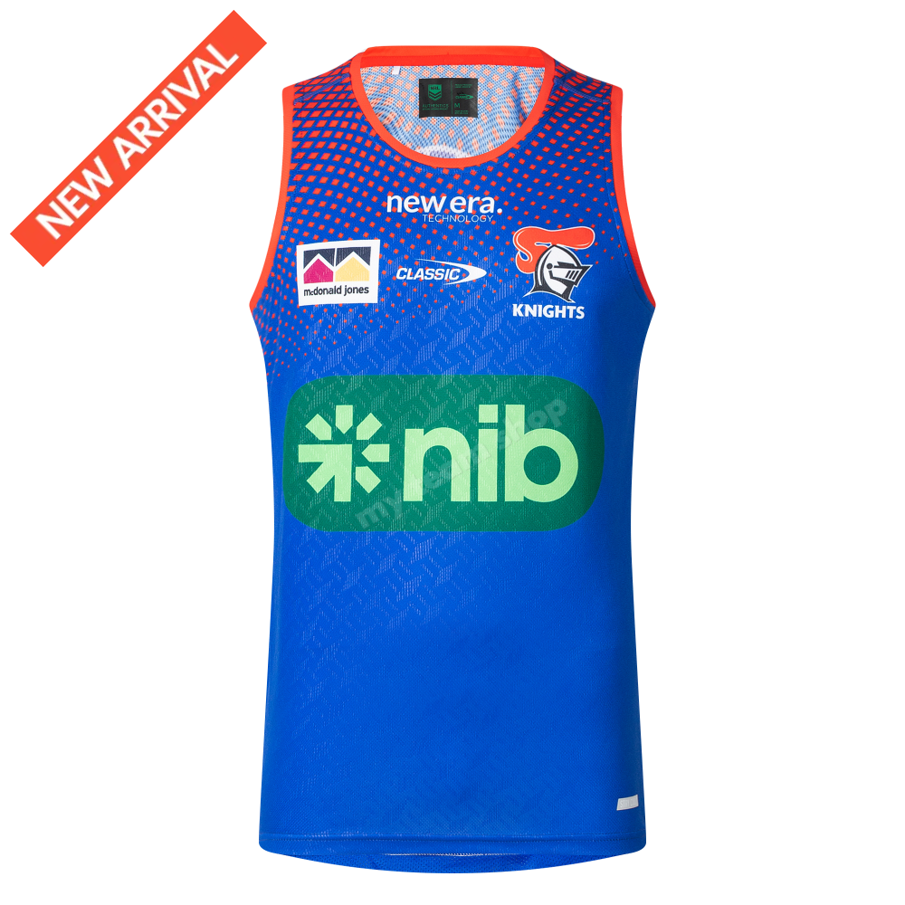 Newcastle Knights 2025 Nrl Training Singlet Training Singlet