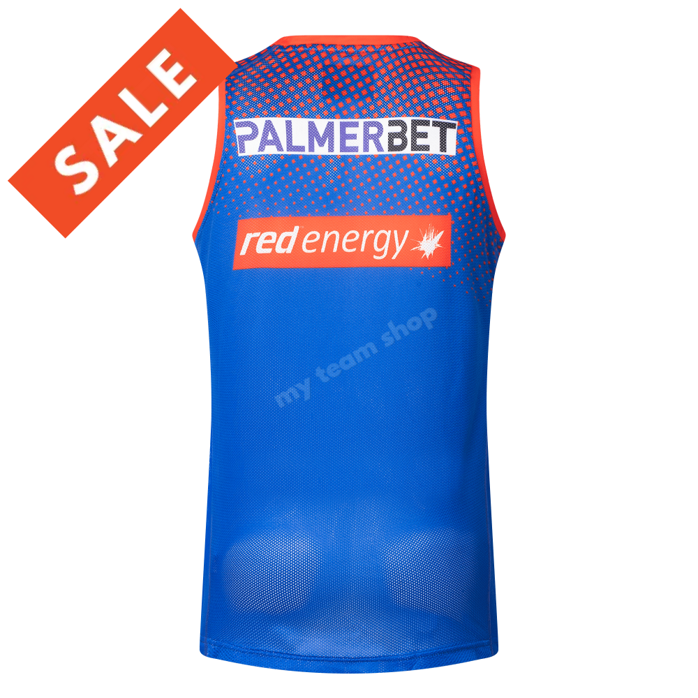 NEWCASTLE KNIGHTS 2025 NRL TRAINING SINGLET (Navy/red)