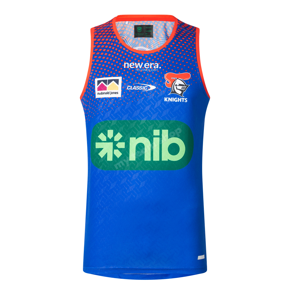 Newcastle Knights 2025 Nrl Training Singlet Training Singlet