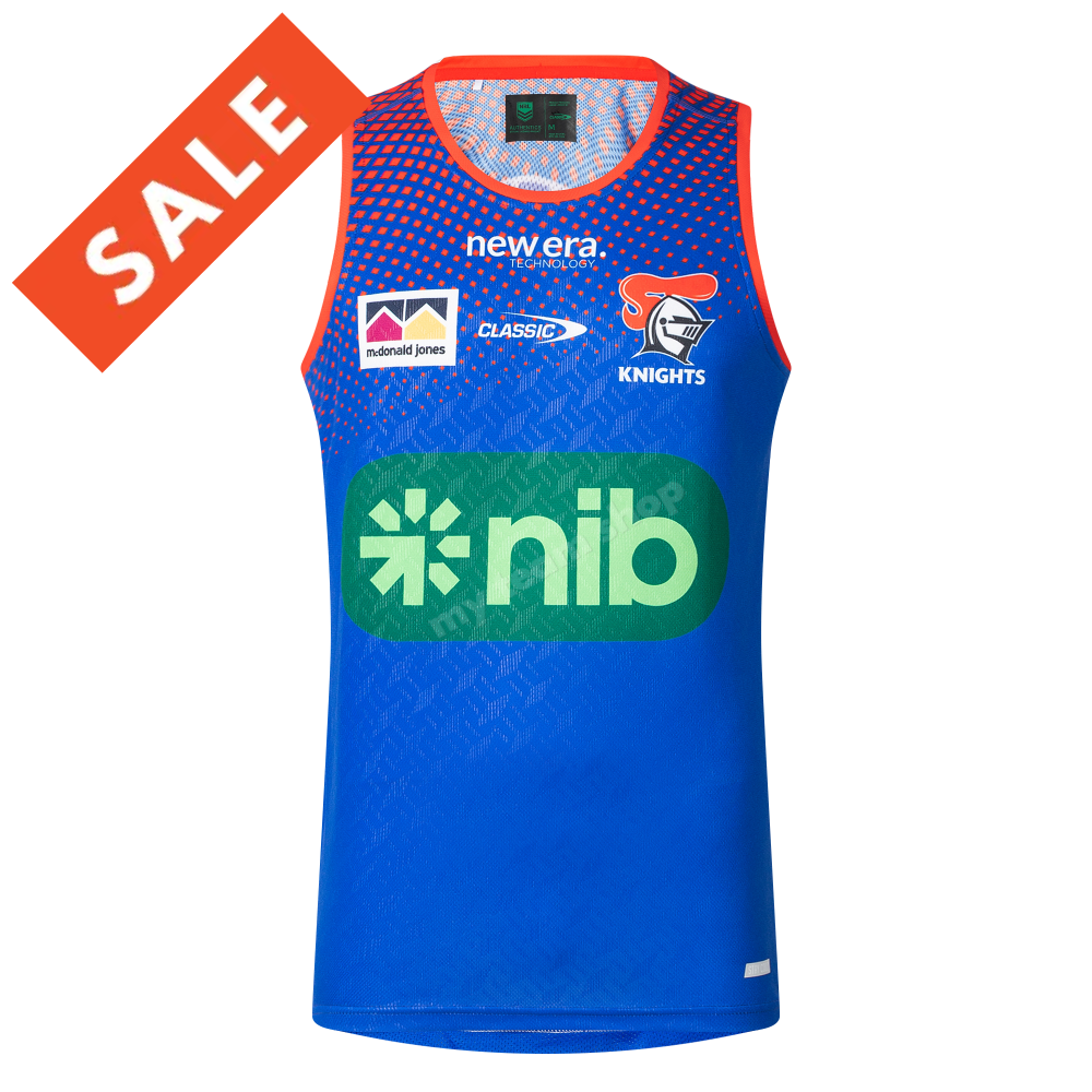 Newcastle Knights 2025 Nrl Training Singlet Training Singlet