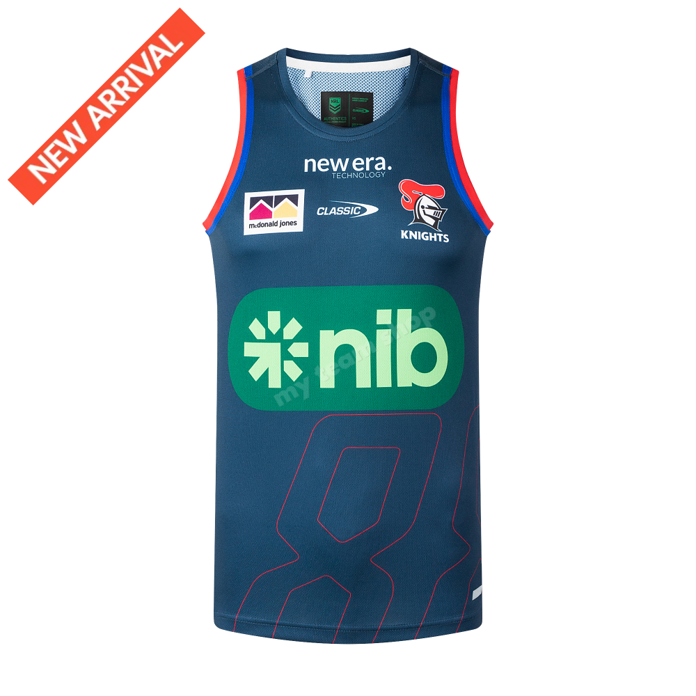 NEWCASTLE KNIGHTS 2026 NRL TRAINING SINGLET NRL Training Singlet