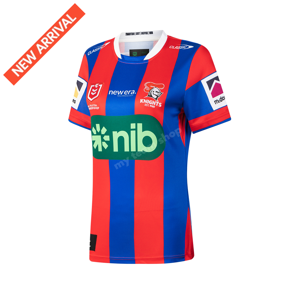 NEWCASTLE KNIGHTS 2026 NRL WOMENS HOME JERSEY NRL Replica Jersey
