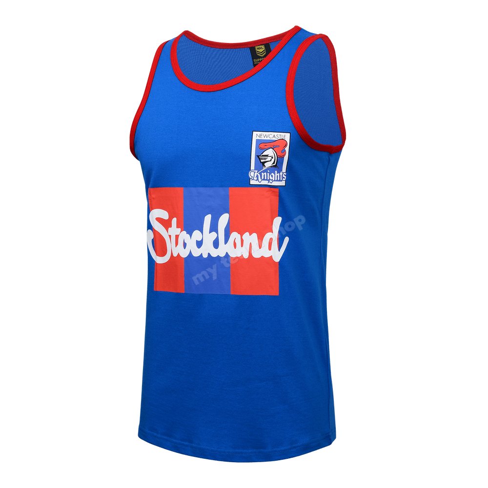 Official Newcastle Knights Men's NRL Retro Singlet 