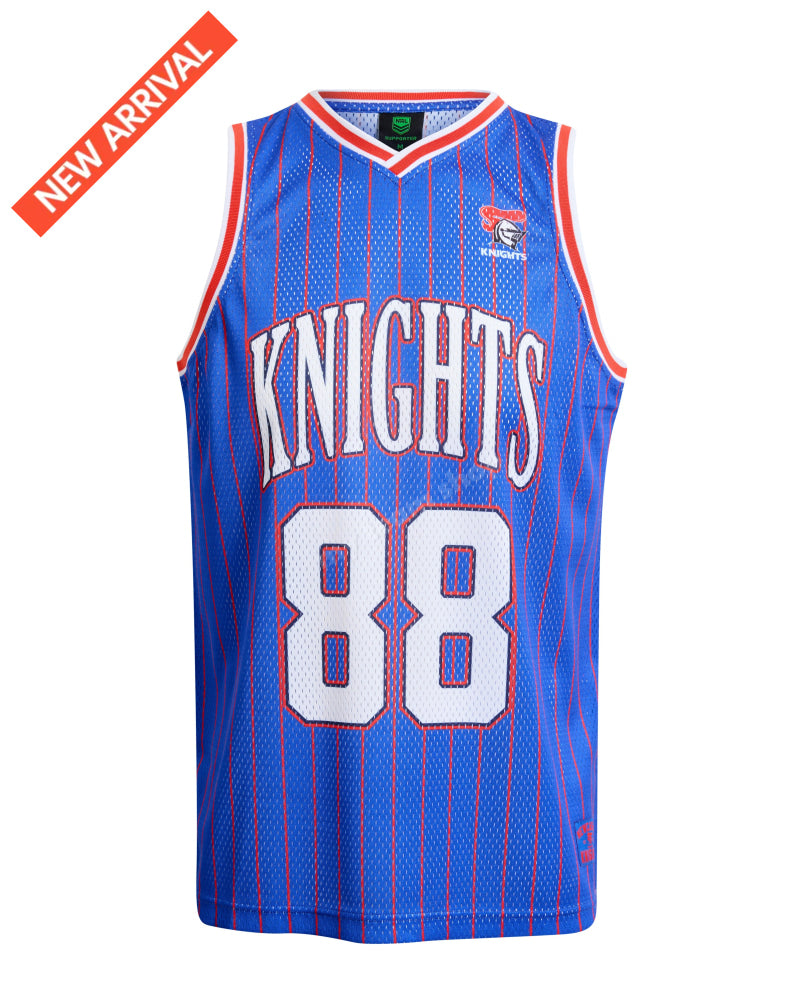 NEWCASTLE KNIGHTS NRL ADULT BASKETBALL SINGLET NRL Basketball Singlet
