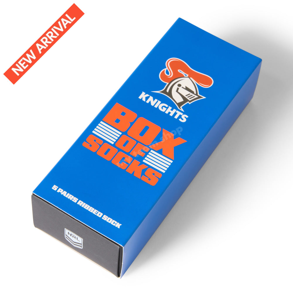 NEWCASTLE KNIGHTS NRL EVERYDAY BOX OF SOCKS NRL Everyday Socks
