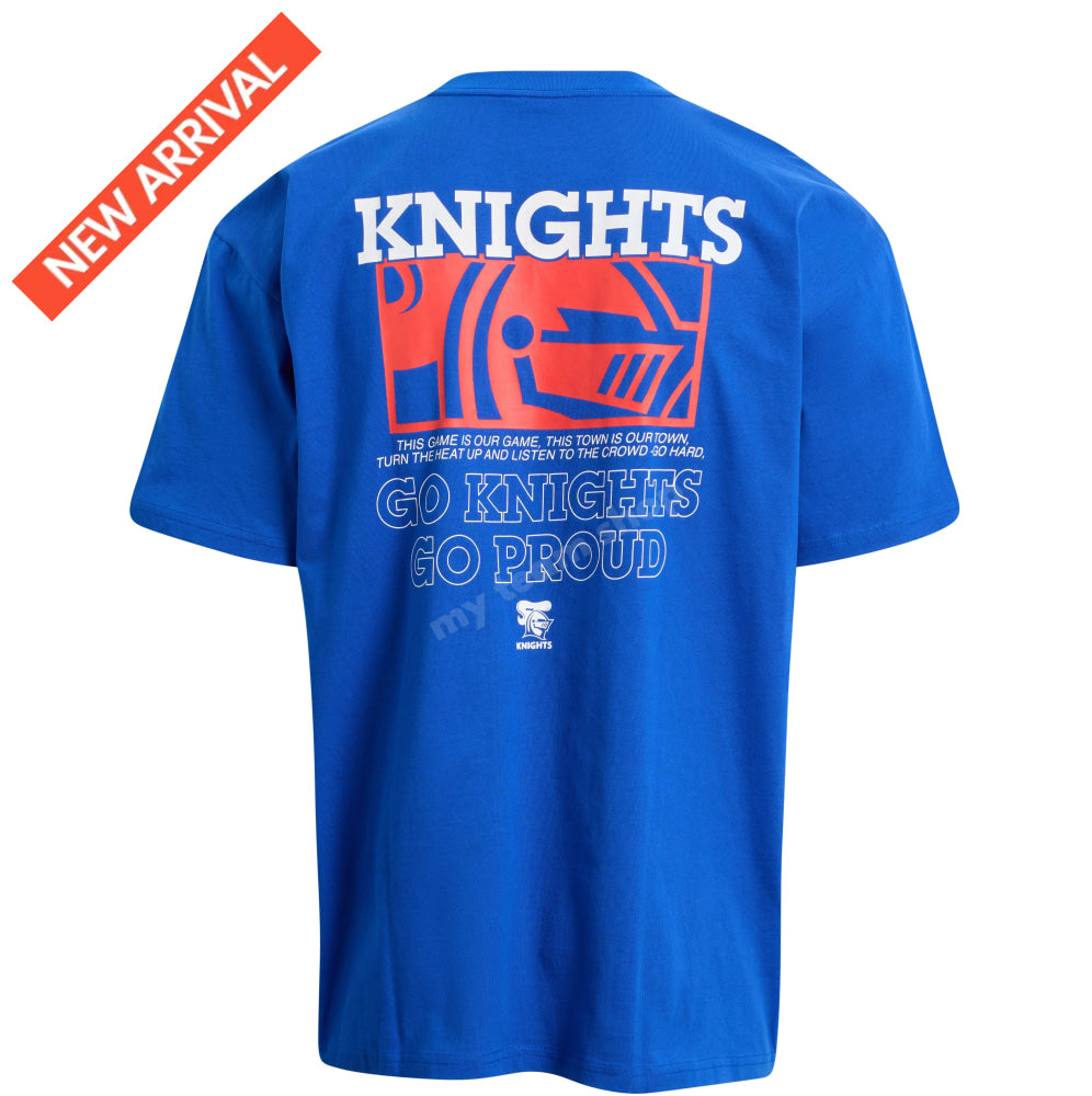NEWCASTLE KNIGHTS NRL HEAVY WEIGHT CLIP T-SHIRT NRL Heavy Weight T-Shirt