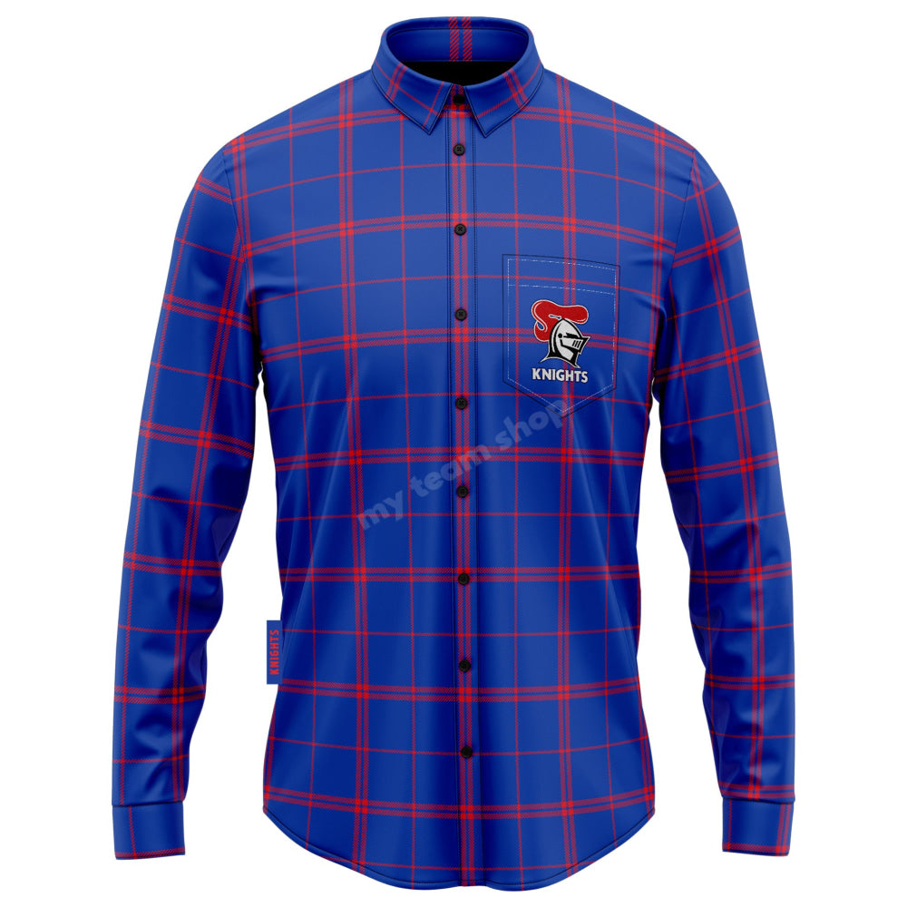 Newcastle Knights Nrl ’Mustang’ Flannel Shirt Flannel Shirt