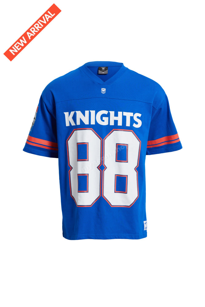 Newcastle Knights Nrl Oversized Gridiron T-Shirt Gridiron Shirt