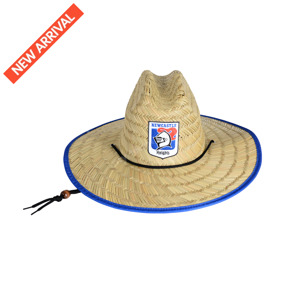 NEWCASTLE KNIGHTS NRL RETRO STRAW HAT NRL headwear