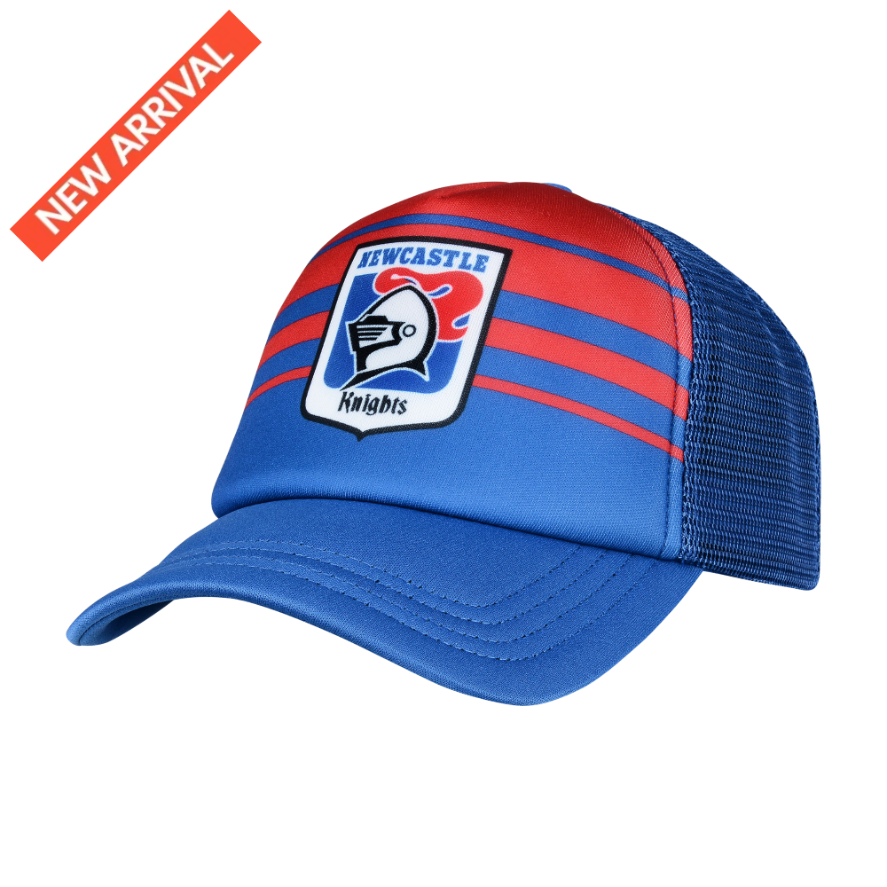 NEWCASTLE KNIGHTS NRL RETRO TRUCKER CAP NRL headwear