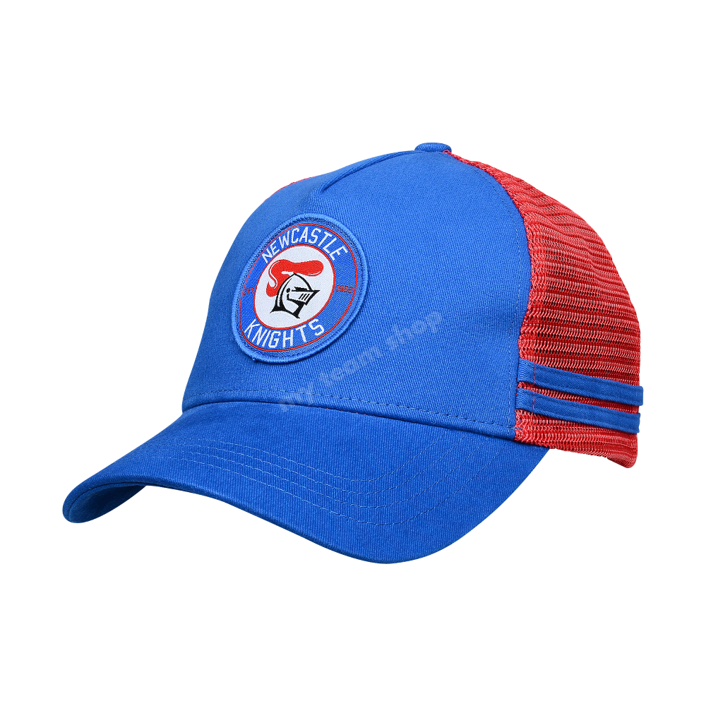 Newcastle Knights Nrl Stripe Trucker Caps Headwear