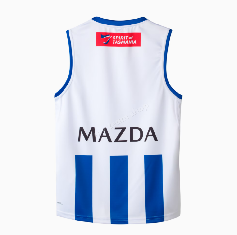 North Melbourne Kangaroos 2025 Afl Home Guernsey Guernsey