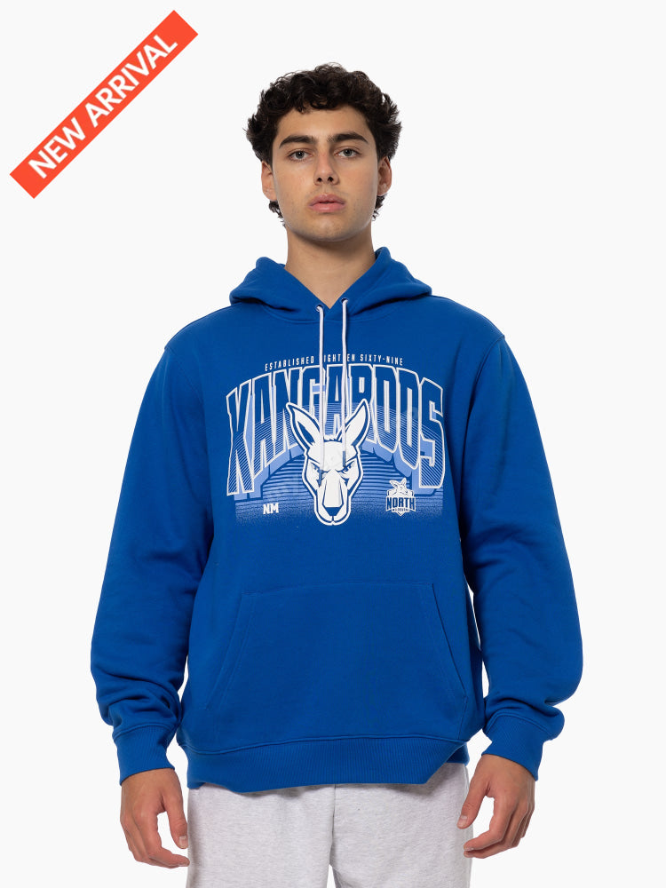 NORTH MELBOURNE KANGAROOS AFL WORDMARK HOODIE AFL Wordmark Hoodie