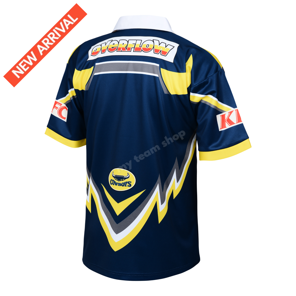 NORTH QUEENLAND COWBOYS 2000 AWAY NRL RETRO JERSEY NRL Retro Jersey
