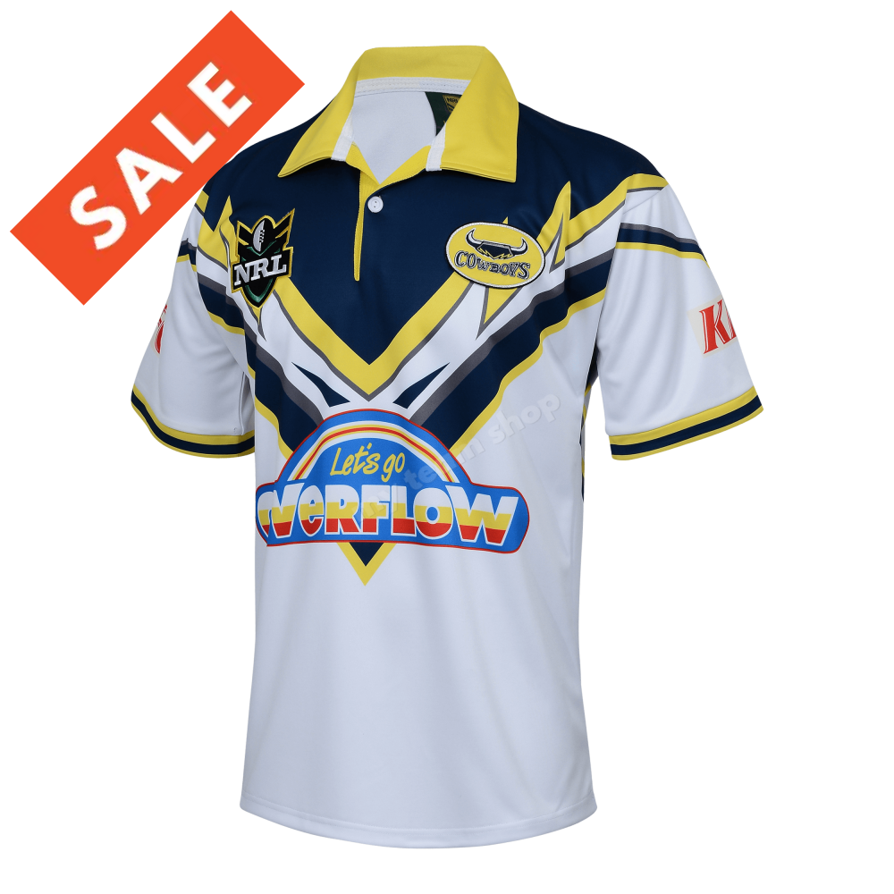 North Queensland Cowboys 2000 Away Nrl Retro Jersey Retro Jersey