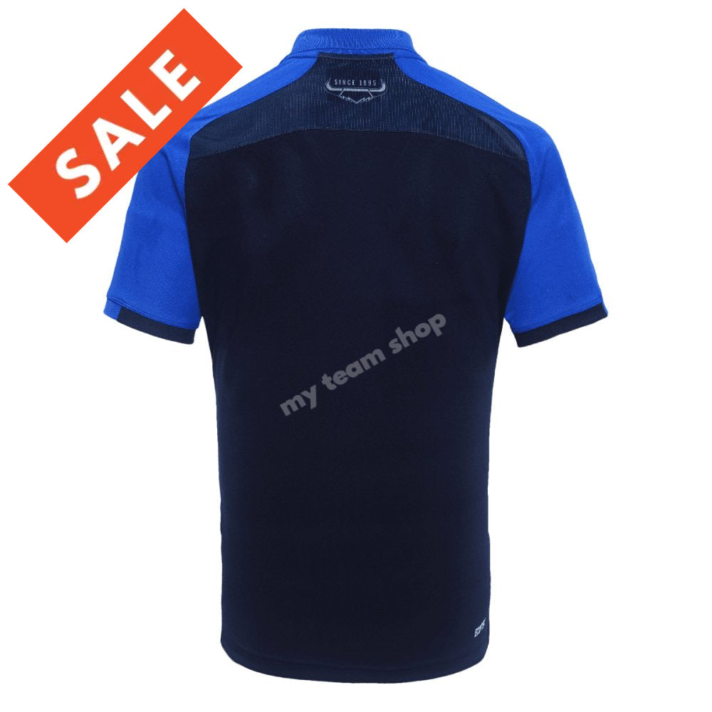 2024 North Queensland Cowboys Men’s Blue Media Polo 