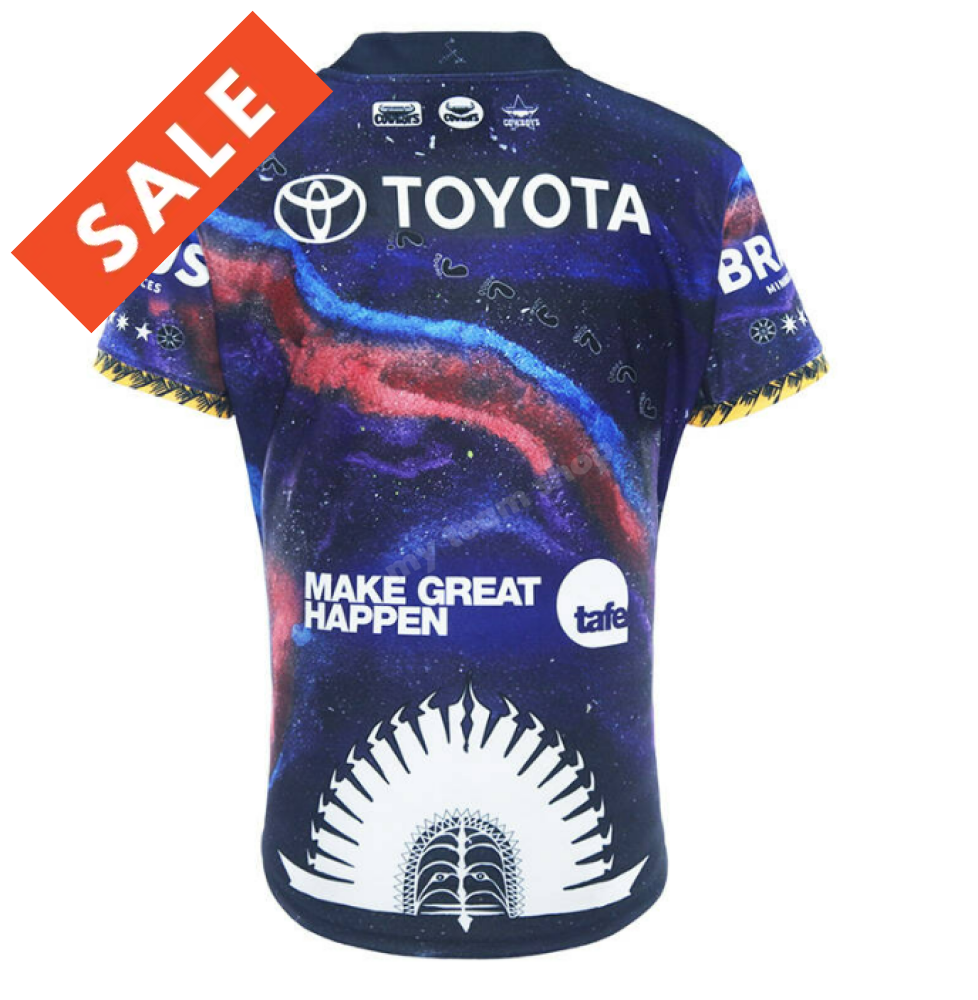 NORTH QUEENSLAND COWBOYS 2025 NRL INDIGENOUS JERSEY NRL Replica Jersey