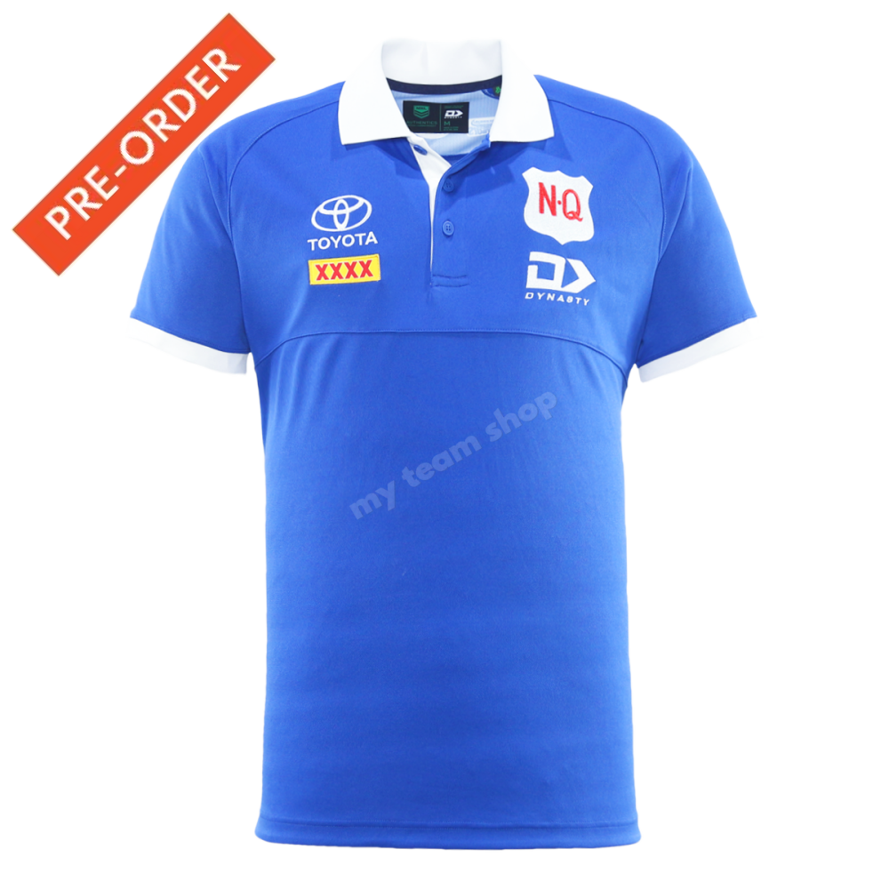 North Queensland Cowboys 2025 Nrl Media Polo Royal Media Polo