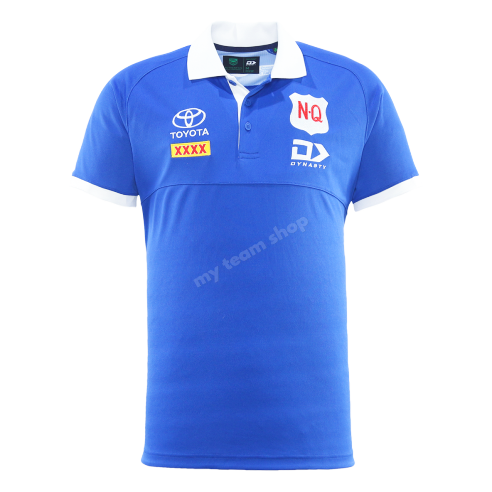 North Queensland Cowboys 2025 Nrl Media Polo Royal Media Polo