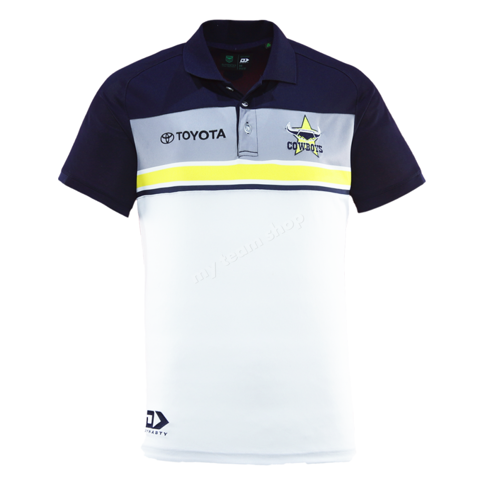 North Queensland Cowboys 2025 Nrl Mens Throwback Polo Team Polo