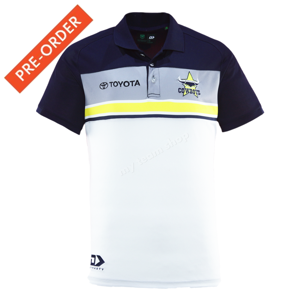 North Queensland Cowboys 2025 Nrl Mens Throwback Polo Team Polo