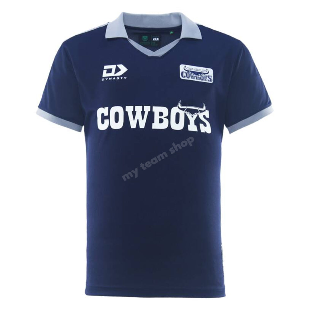 NQ Cowboys 2026 NRL Retro Football Tee | My Team Shop