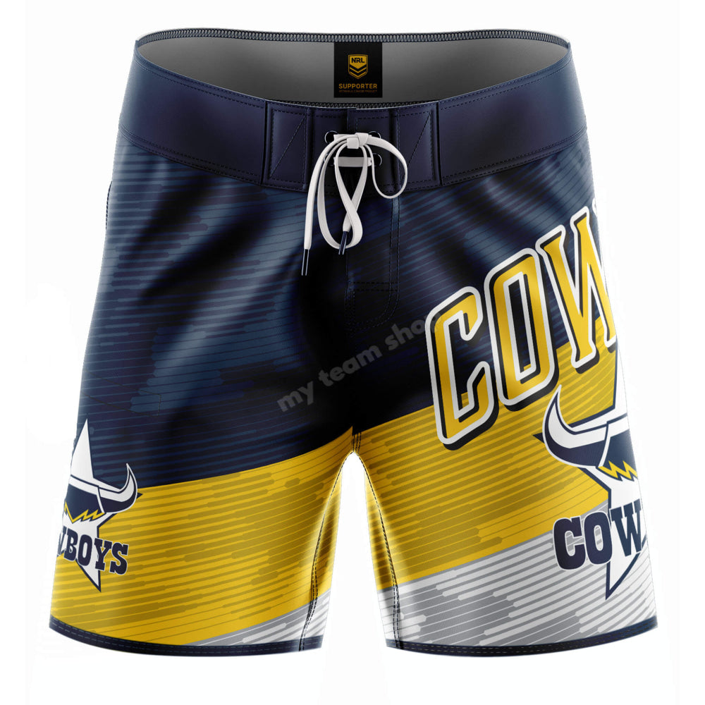 North Queensland Cowboys Nrl ’Barrel’ Board Shorts Board Shorts