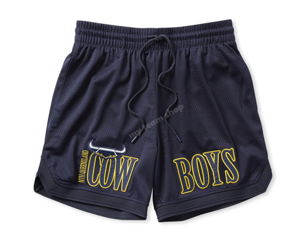 NORTH QUEENSLAND COWBOYS NRL BASKETBALL SHORTS
