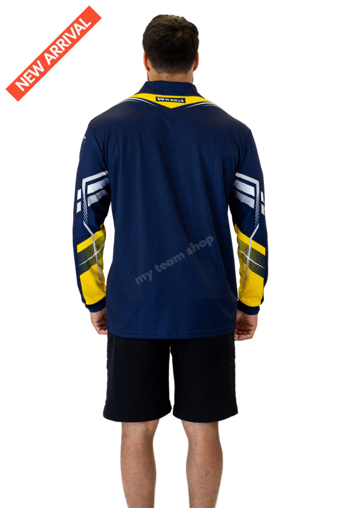 NORTH QUEENSLAND COWBOYS NRL ’CYBER’ FISHING SHIRT NRL Fishing Shirt