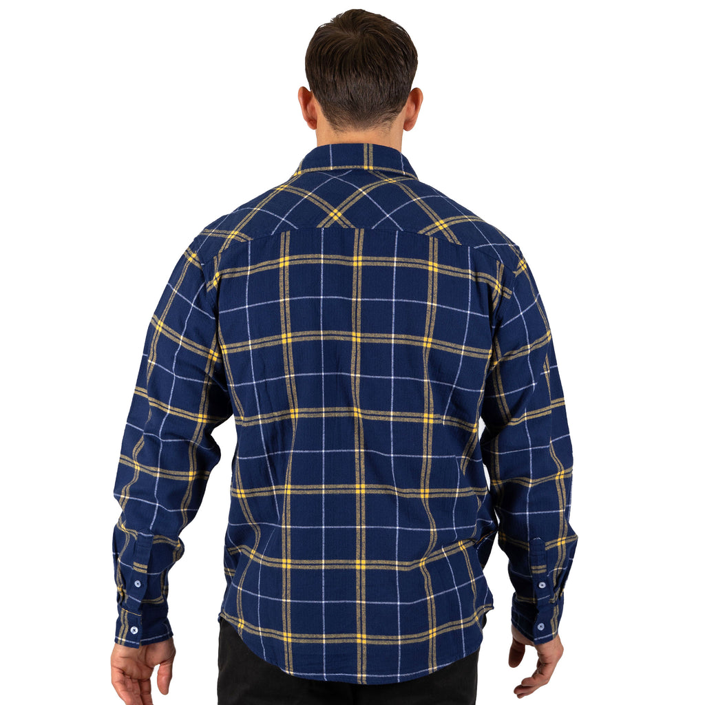 North Queensland Cowboys Nrl ’Mustang’ Flannel Shirt Model Back