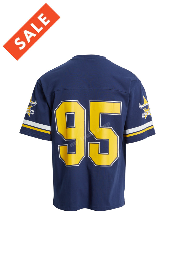 North Queensland Cowboys Nrl Oversized Gridiron T-Shirt Gridiron Shirt