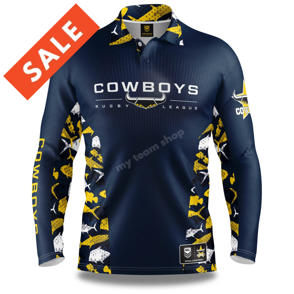 North Queensland Cowboys NRL Reef Runner Fishing Shirt Shirts & Tops