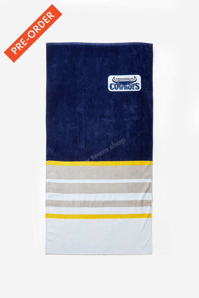 North Queensland Cowboys Nrl Retro Towel Beach Towel