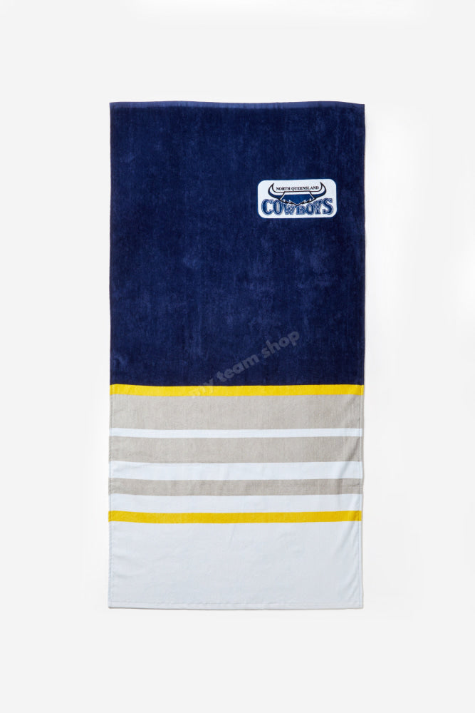 North Queensland Cowboys Nrl Retro Towel Beach Towel