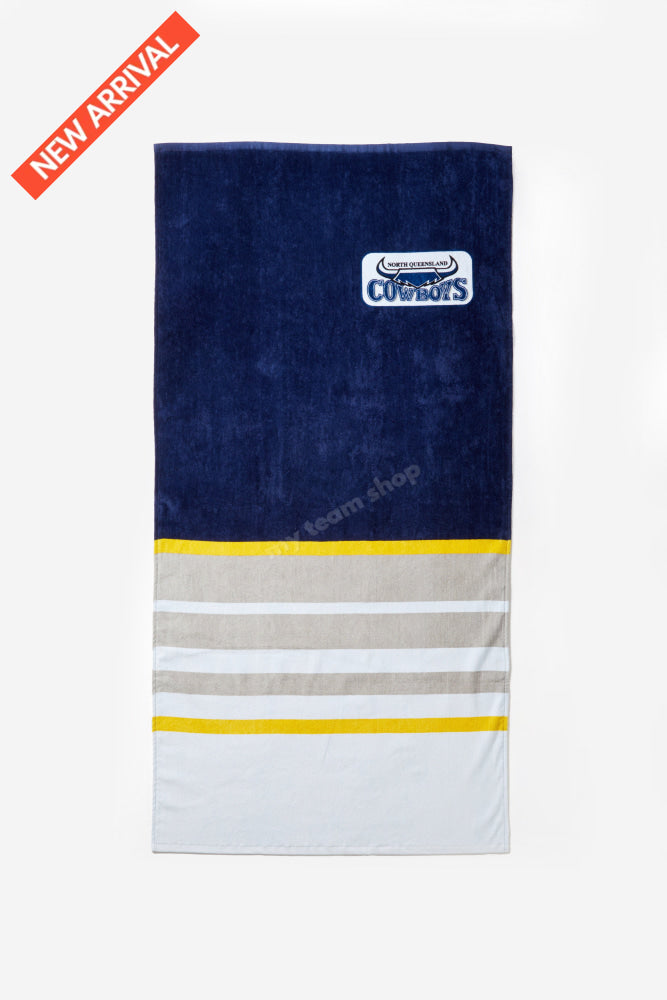 North Queensland Cowboys Nrl Retro Towel Beach Towel