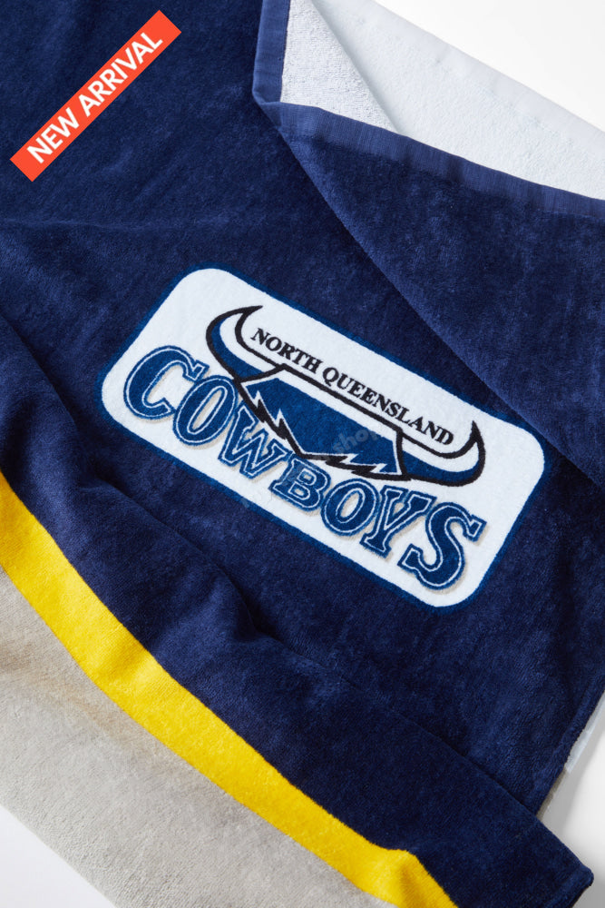 North Queensland Cowboys Nrl Retro Towel Beach Towel