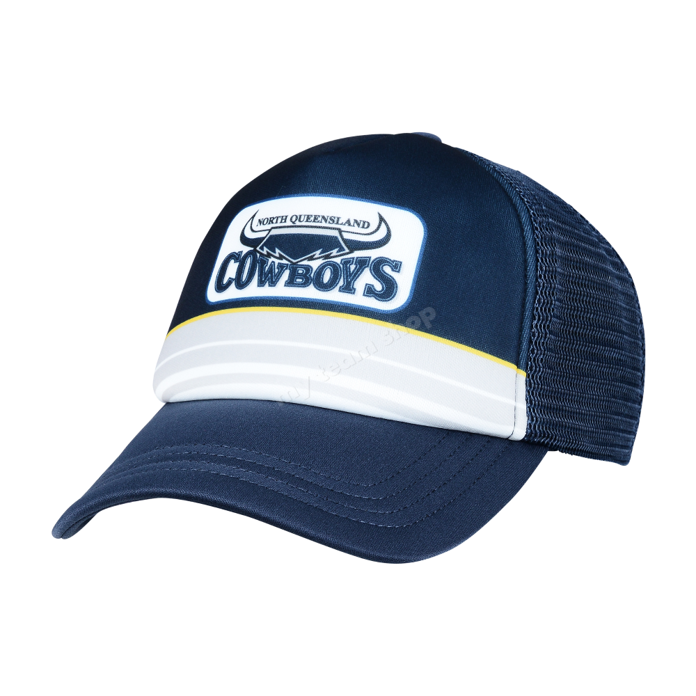 NORTH QUEENSLAND COWBOYS NRL RETRO TRUCKER CAP NRL headwear