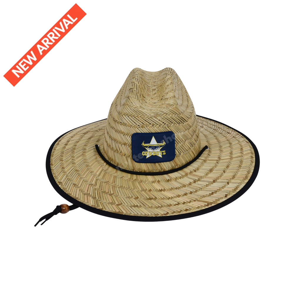 North Queensland Cowboys Nrl Straw Hat Headwear